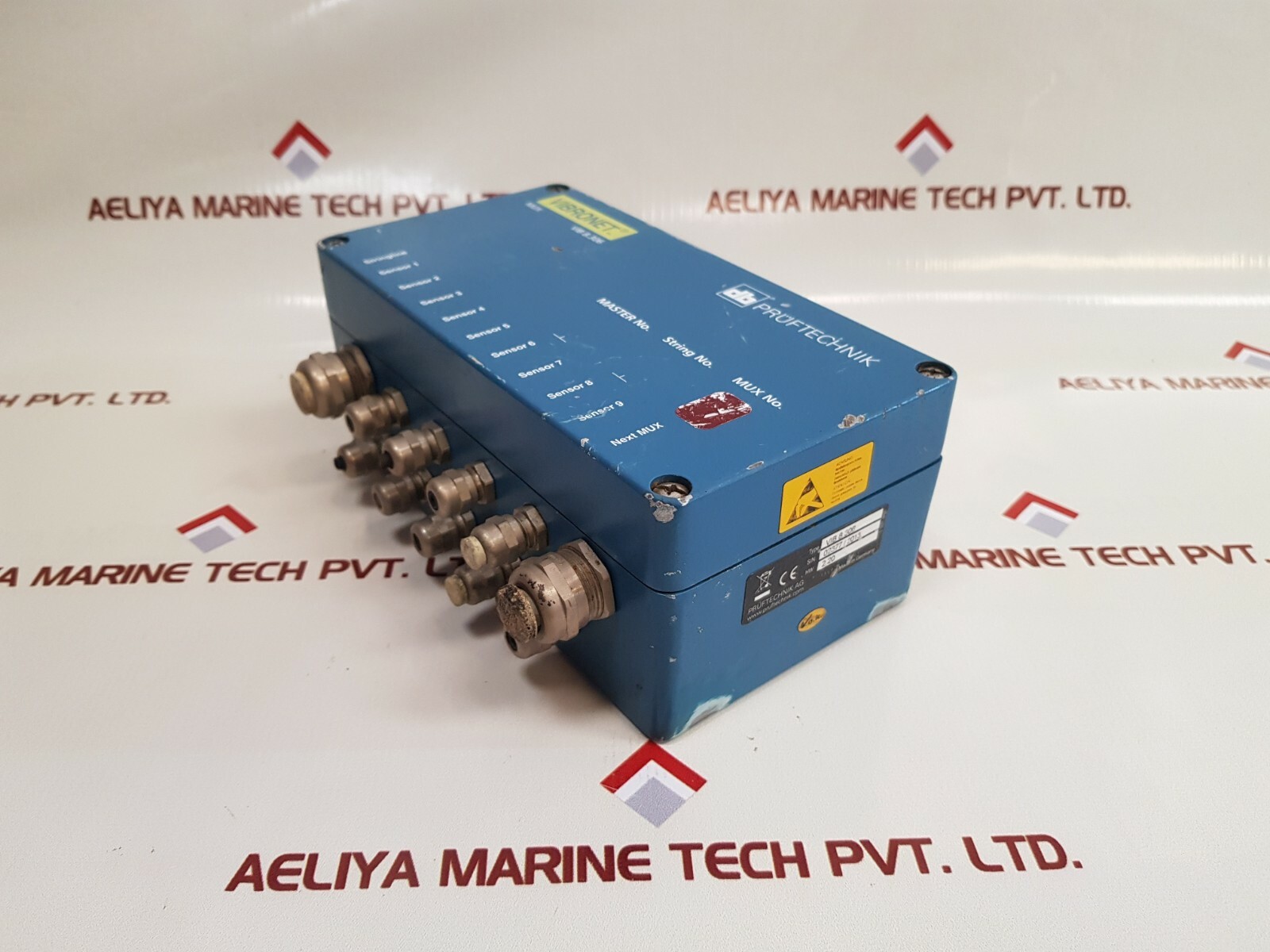PRUFTECHNIK VIB 8.306 Multiplexer Switches Measurement Sensor HW 2.20
