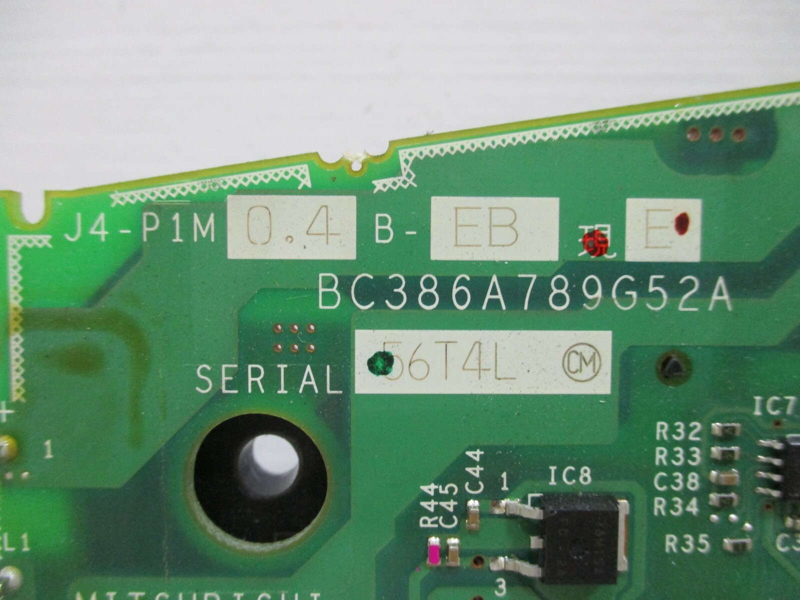Mitsubishi J4-P1M0.4B-EB Servo Drive BC386A789G52A Control Board MR-J4-40B-EB