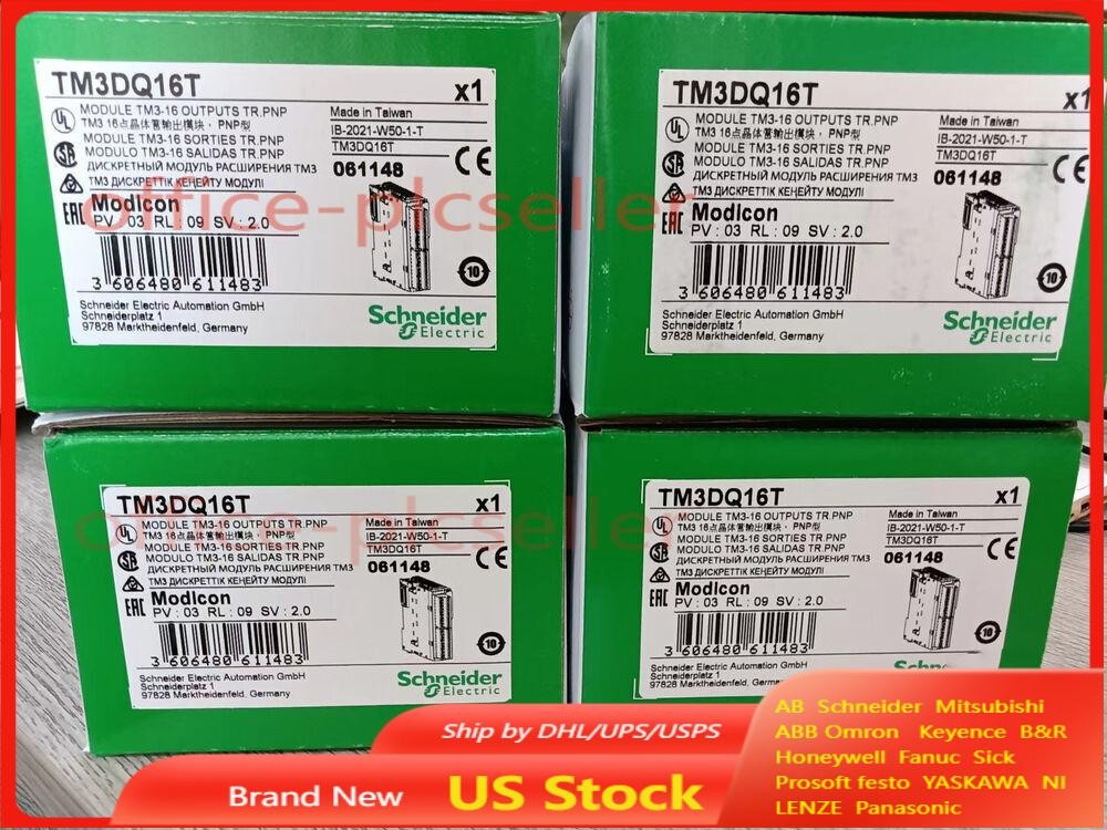 One Schneider TM3DQ16T PLC Module New In Box Fast Shipping