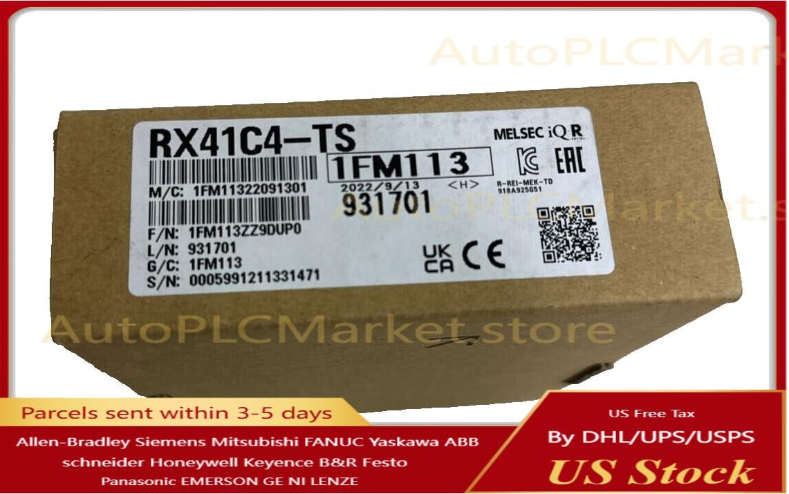 Mitsubishi RX41C4-TS PLC Processor Module MELSEC IQ R New