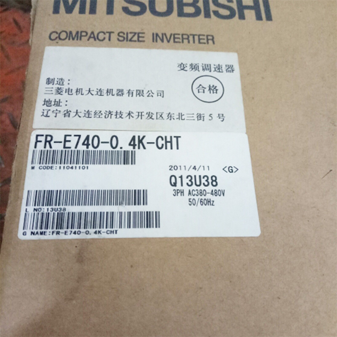 Mitsubishi FR-E740-0.4K-CHT PLC Module Inverter Box Expedited Shipping NEW