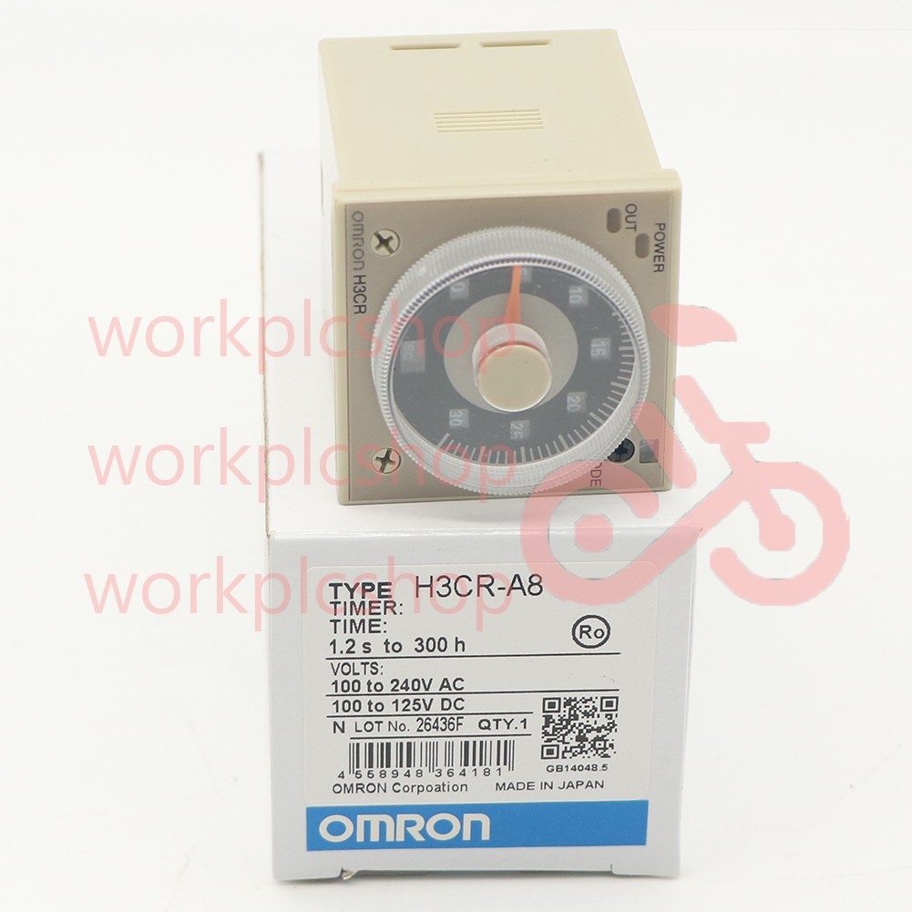 1PCS NEW H3CRA8 Omron H3CR-A8 100-240VAC 100-125VDC Timer Modules US