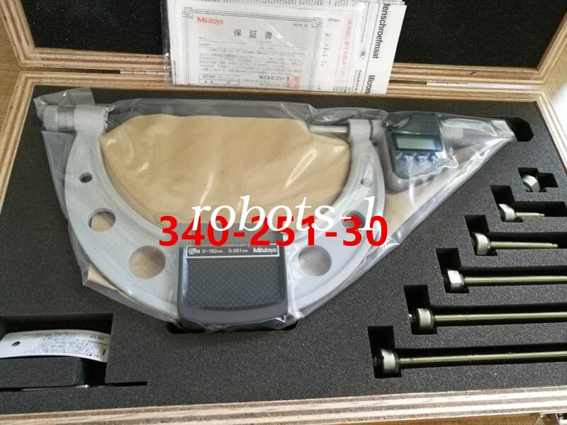 340-251-30 Digimatic Interchangeable Anvil Micrometer 0-150mm