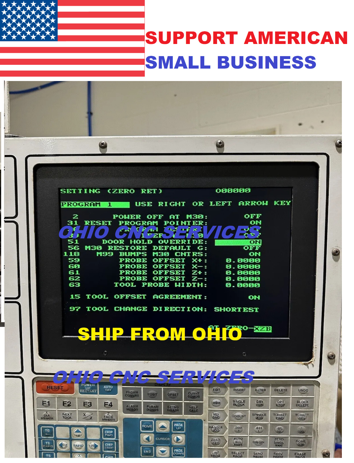 93-5222A HAAS PLUG AND PLAY LCD MONITOR FOR HAAS CRT HL-1 HL-2 SL-20 SL-30