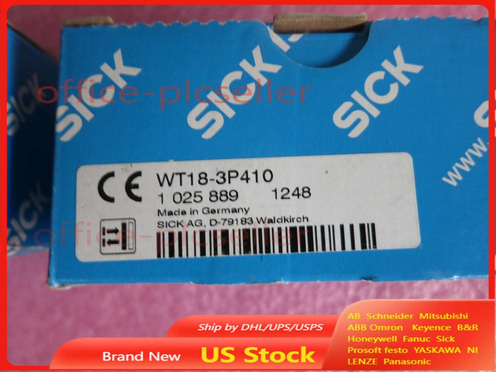 SICK WT18-3P410 Photoelectric Sensor New One WT183P410 Expedited Shipping