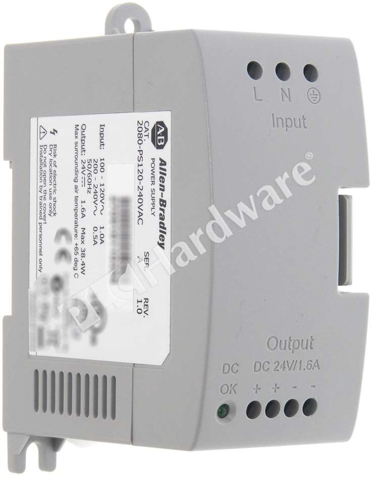 Allen Bradley 2080-PS120-240VAC /A Micro800 Controllers AC Power Supply 1.6A