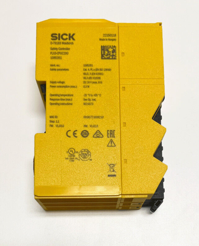SICK FLEXISOFT SAFETY CONTROLLER 1085351 FLX3-CPUC200 NEw 16983-6 BRAND NEW