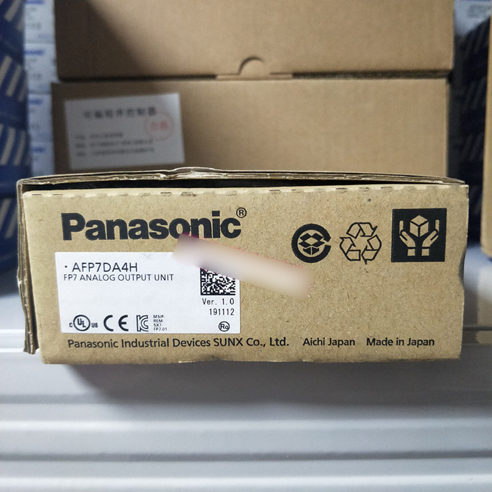1PC NEW Panasonic AFP7DA4H FP7 Analog Output Unit In Box