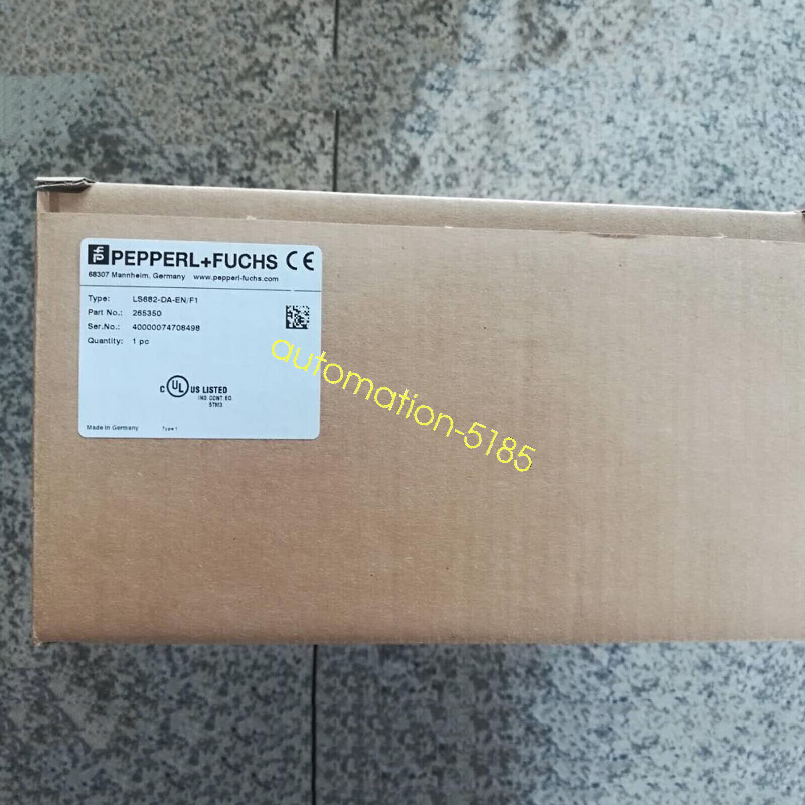New LS682-DA-EN/F1 Optical Communicator For Pepperl+Fuchs fedex or DHL