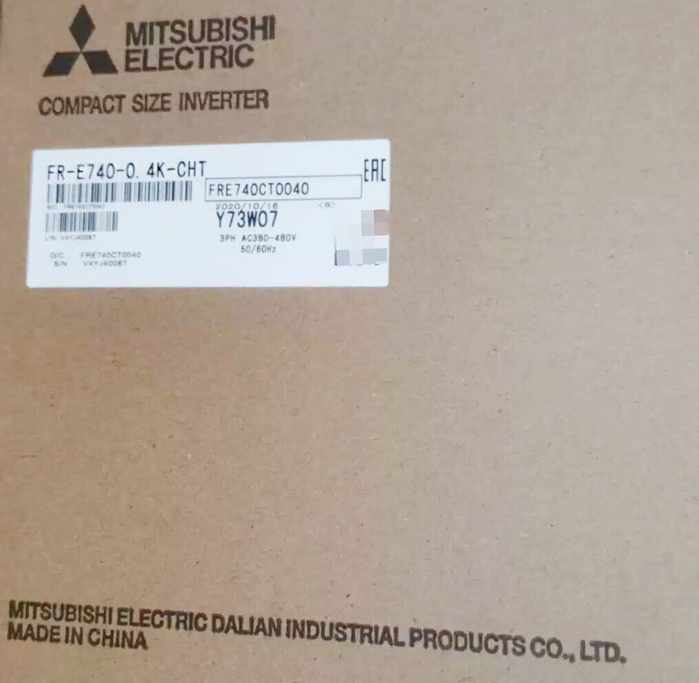NEW NEW MITSUBISHI FR-E740-0.4K-CHT COMPACT FREQUENCY INVERTER PLC MODULE
