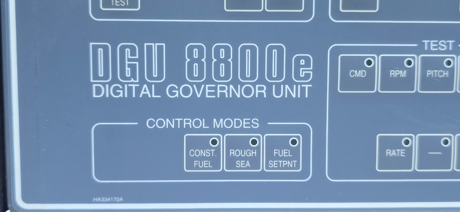 NOR CONTROL DGU 8800e DIGITAL GOVERNOR UNIT