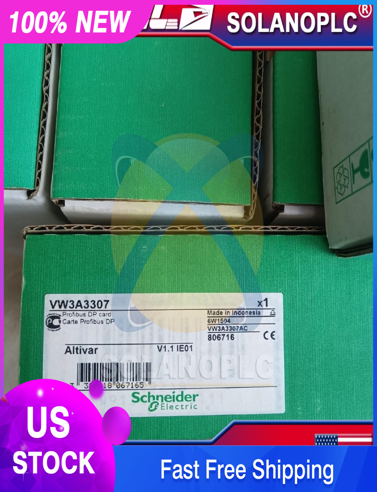 VW3A3307 frequency converter VW3A3307 can accelerate shipme US Free TAX