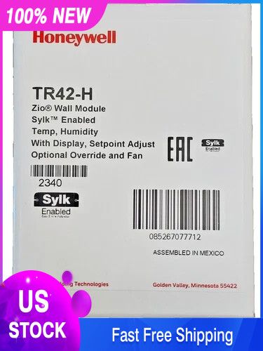 Honeywell TR42H ZIO LCD Wall Module Temperature & Humidity Two-Wire Sylk ⭐NE