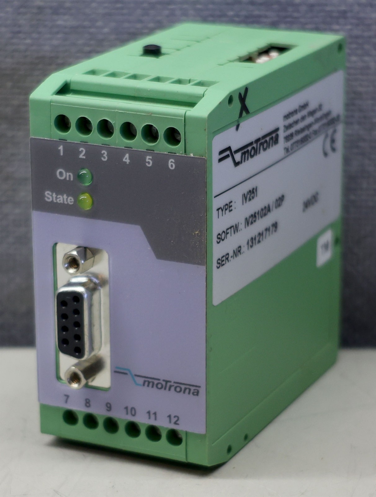Motrona GMBH IV251 SSI Analog Serial Signal Converter New