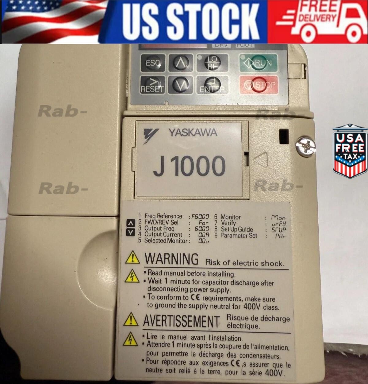 Yaskawa CIMR-VU4A0018FAA Inverter CIMRVU4A0018FAA 1PC