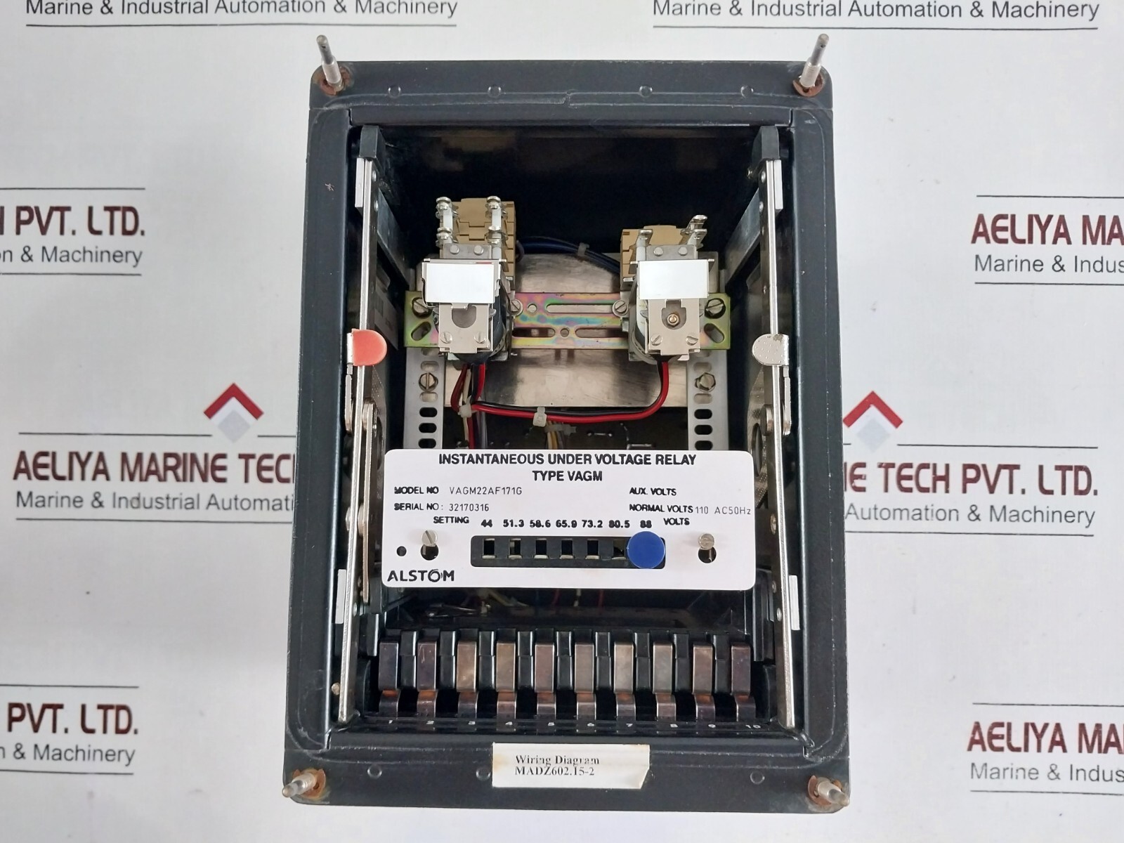 Alstom vagm22af171g instantaneous under voltage relay