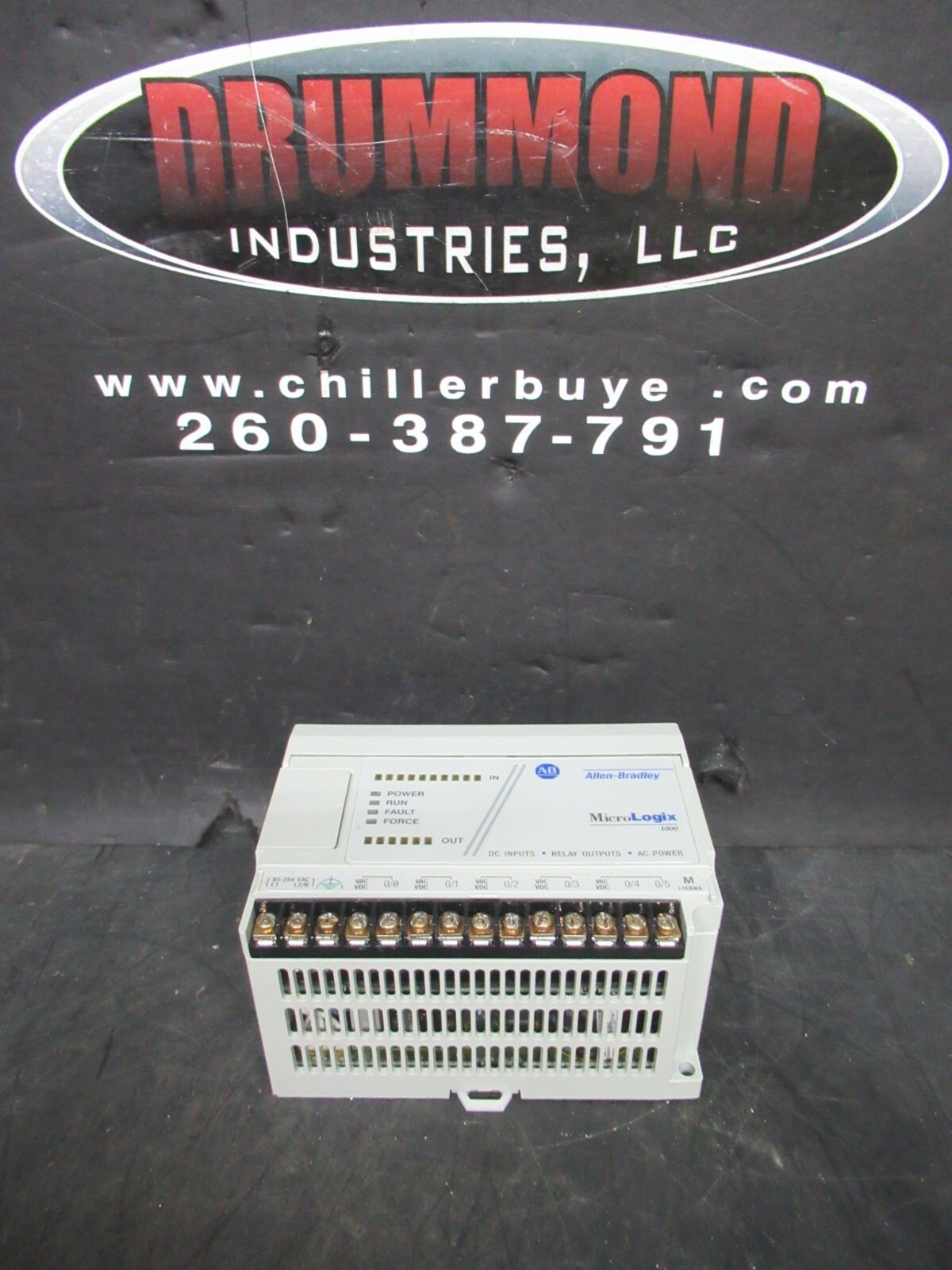 ALLEN BRADLEY MICRO LOGIX 1000 1761-L16BWA SER. C 24 VDC 26 VA **WARRANTY**