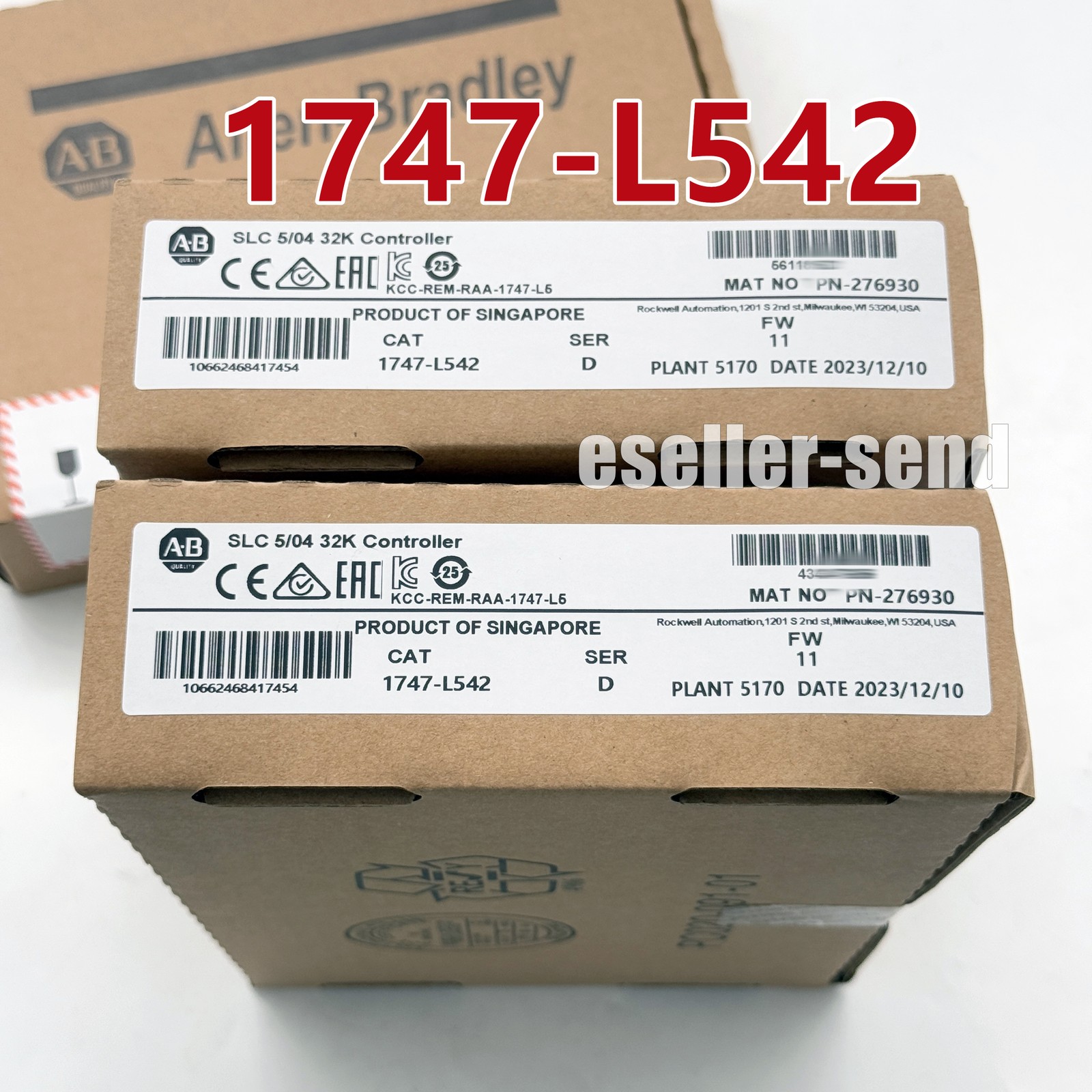 New Sealed Allen Bradley 1747-L542 Series D SLC 500 5/04 16K PLC Processor US
