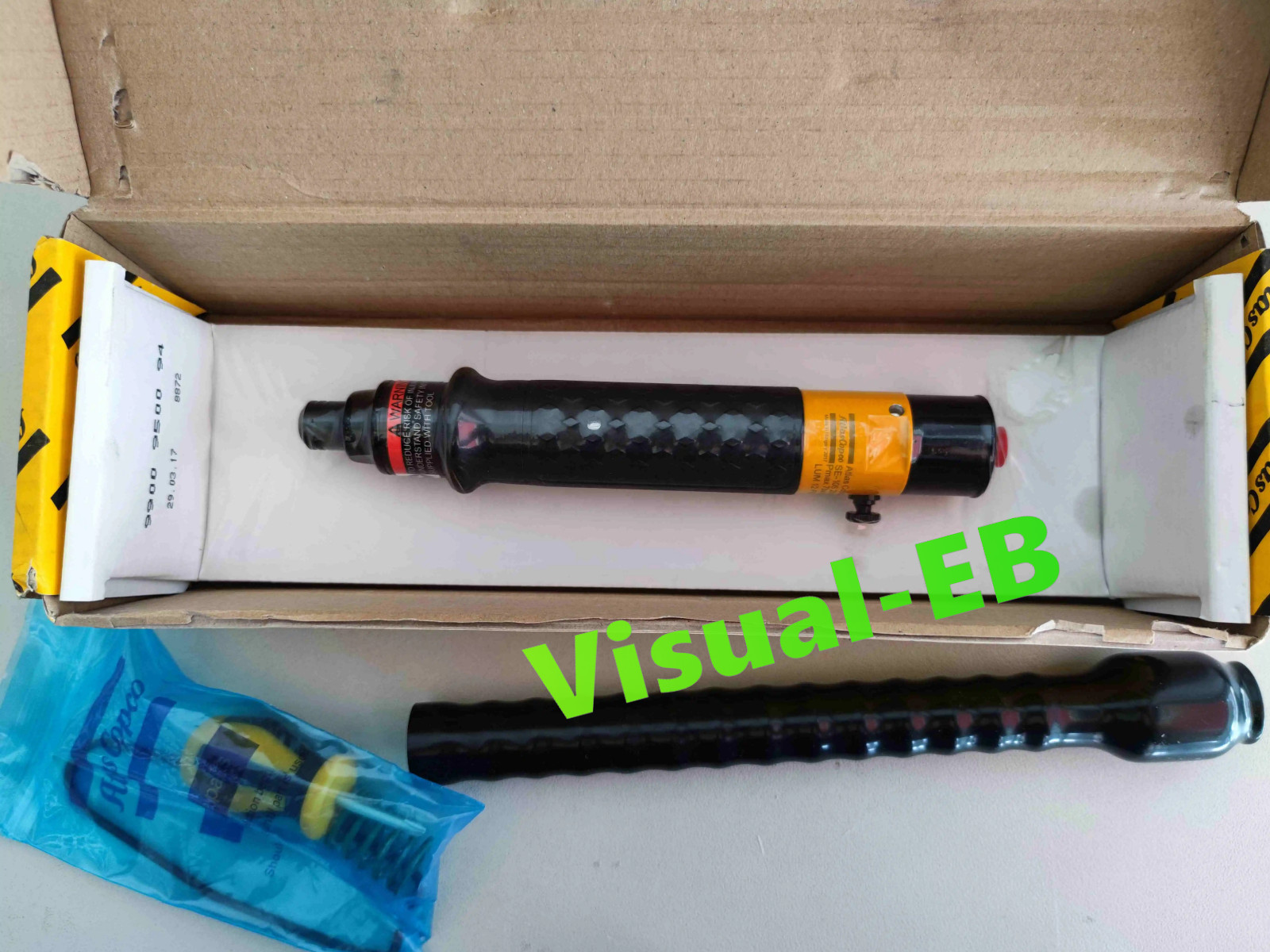 Atlas pneumatic screwdriver fixed torque straight screwdriver LUM22 PR5-350