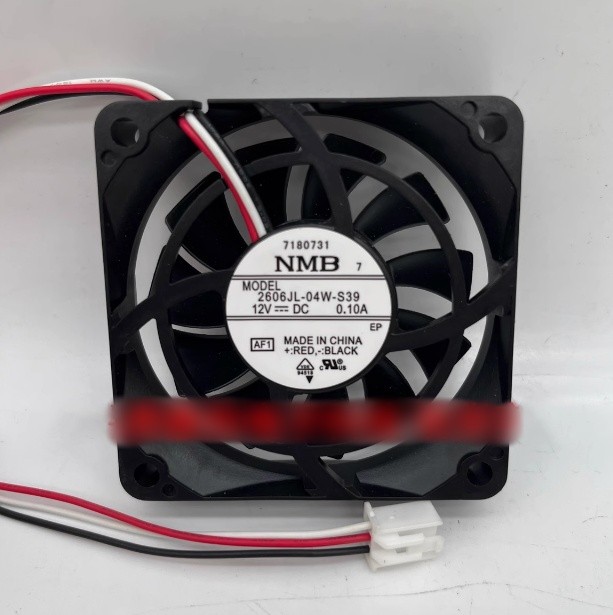 1PC NMB 2606JL-04W-S39 dual ball case cooling fan 12V 0.10A