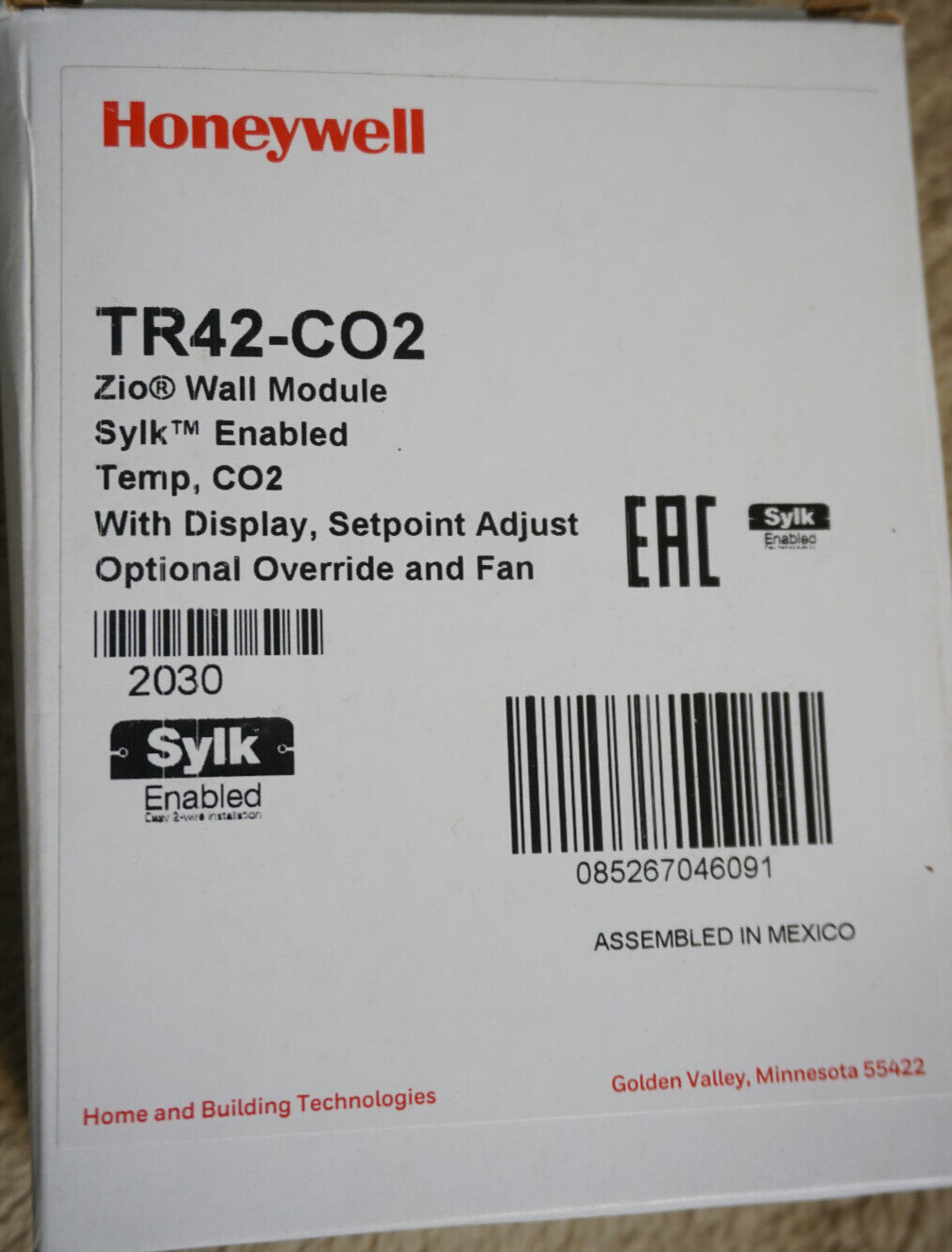 TR42CO2 New Honeywell TR42-CO2 Zio Wall Mopdule In Box