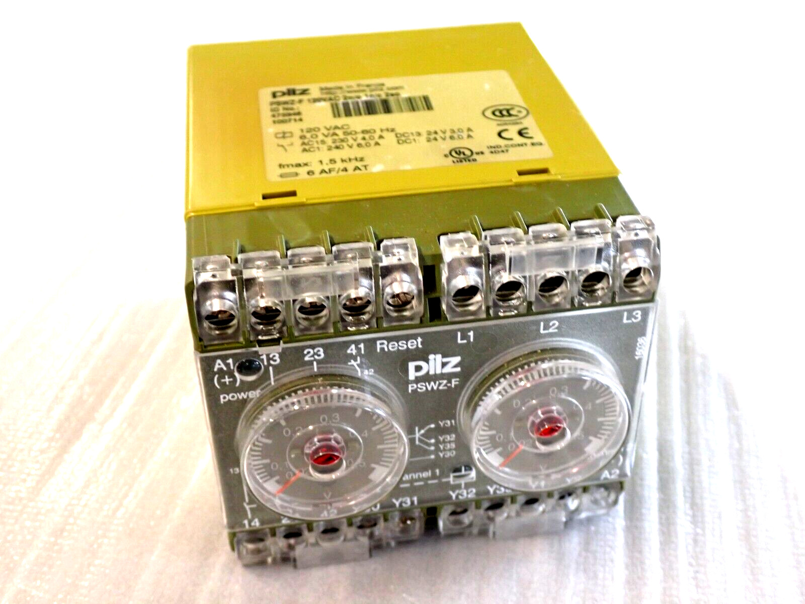 PSWZ-F PILZ 120VAC 2n/o 1n/c 2so D59