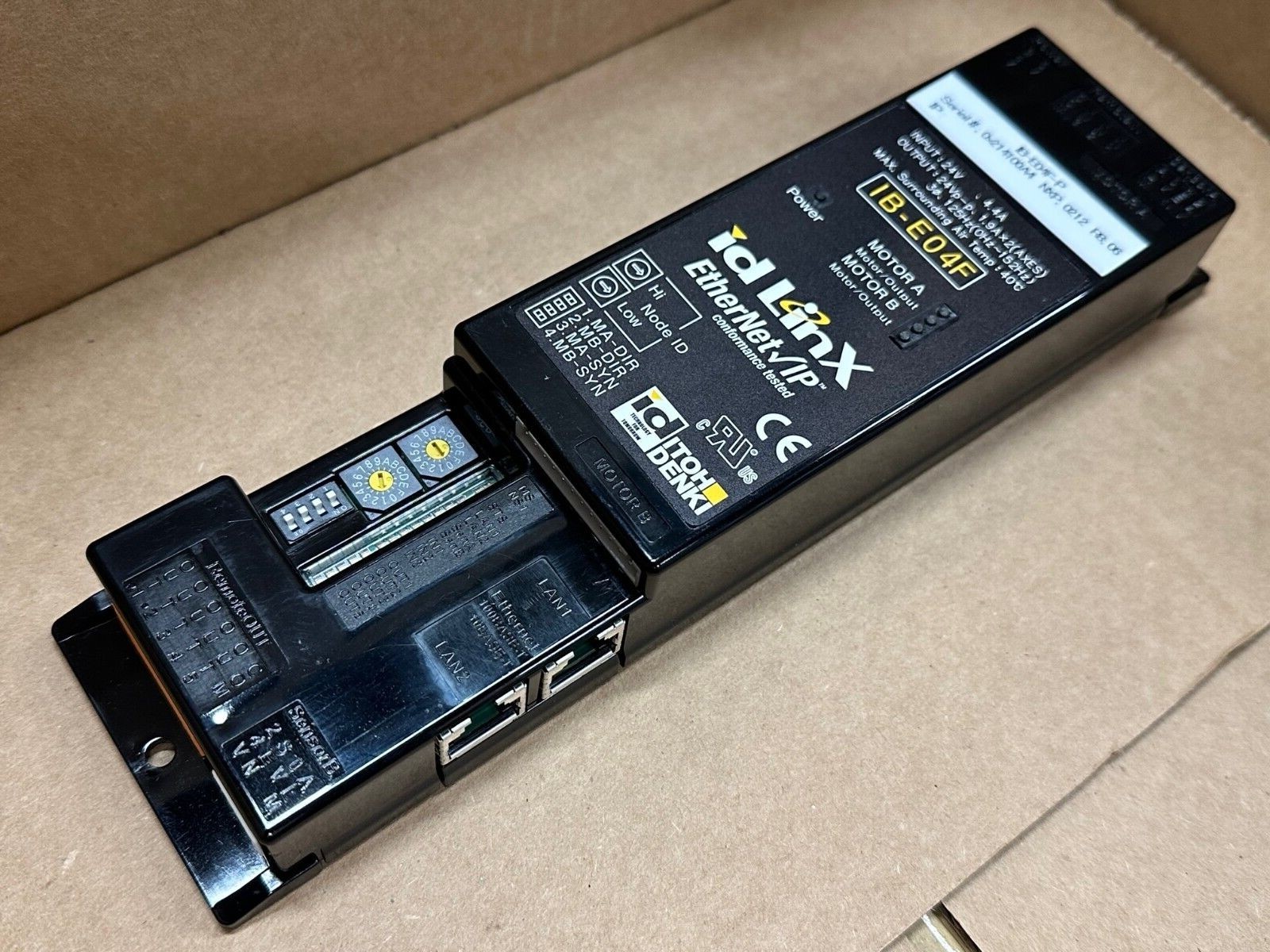 Itoh Denke IB-E04F – Drive Roller Controller – New with Original Packaging