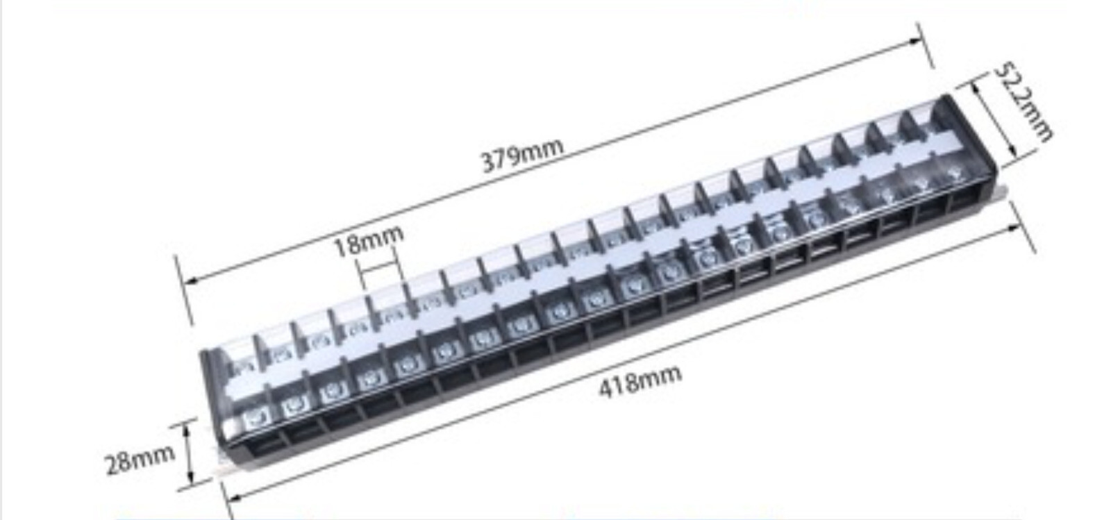 1 PCS NEW CHINT TD Series Connecting Terminal TD-6020 60A Free Shipping