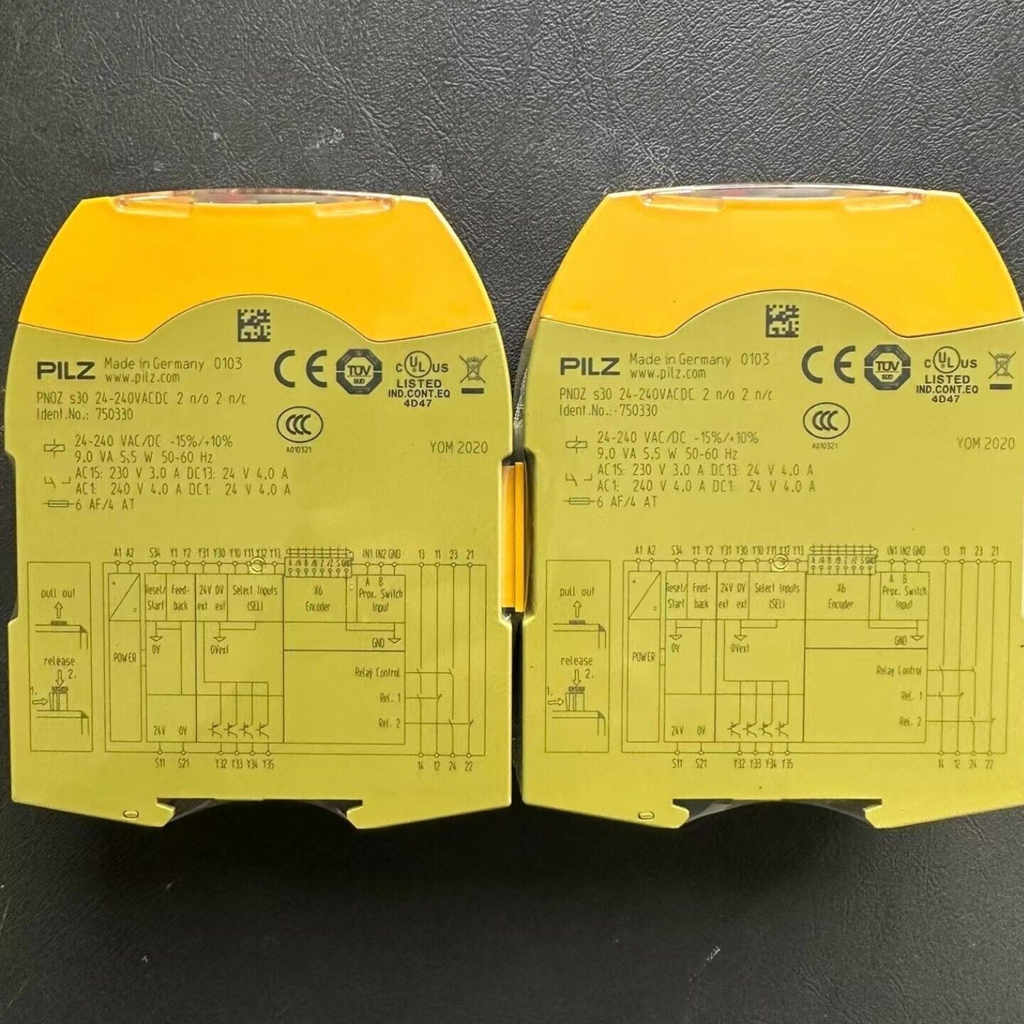New Pilz PNOZ S30 750330 Single-Channel 24-240VAC Expedited Shipping
