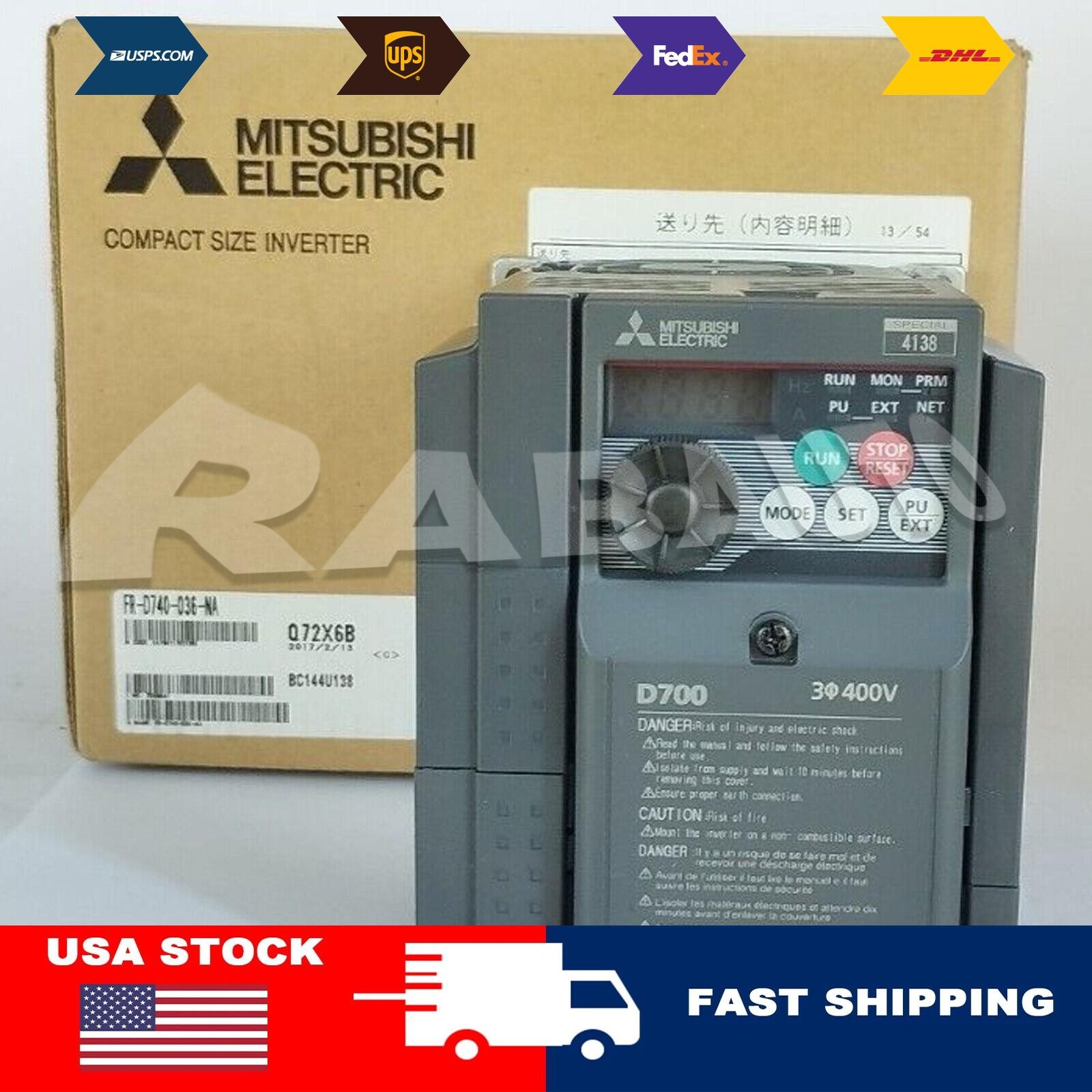 Mitsubishi FR-D740-036-NA Inverter New One Fast Shipping FRD740036NA