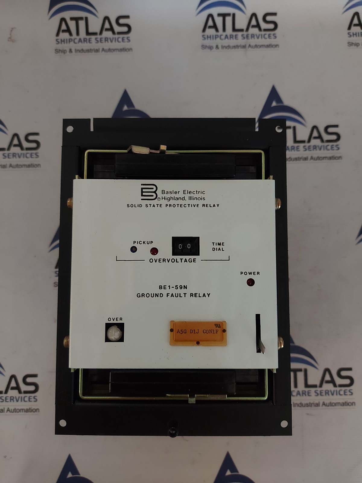 BASLER ELECTRIC BE1-59N GROUND FAULT OVERVOLTAGE RELAY REV:D