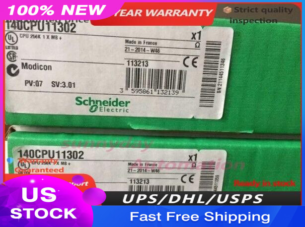 1 PCS Schneider 140CPU11302 PLC Controller CPU Module 140CPU11302 New In Box