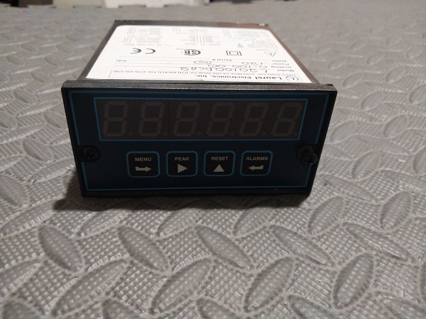 Laurel Electronics L20100DCA2. LAUREL ELECTRONICS L 20100 DCA2. USED. TESTED.