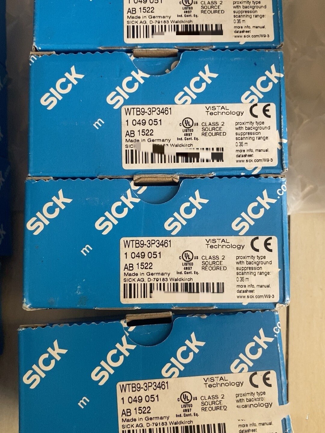 SICK WTB9-3P3461 Photoelectric sensor air transport