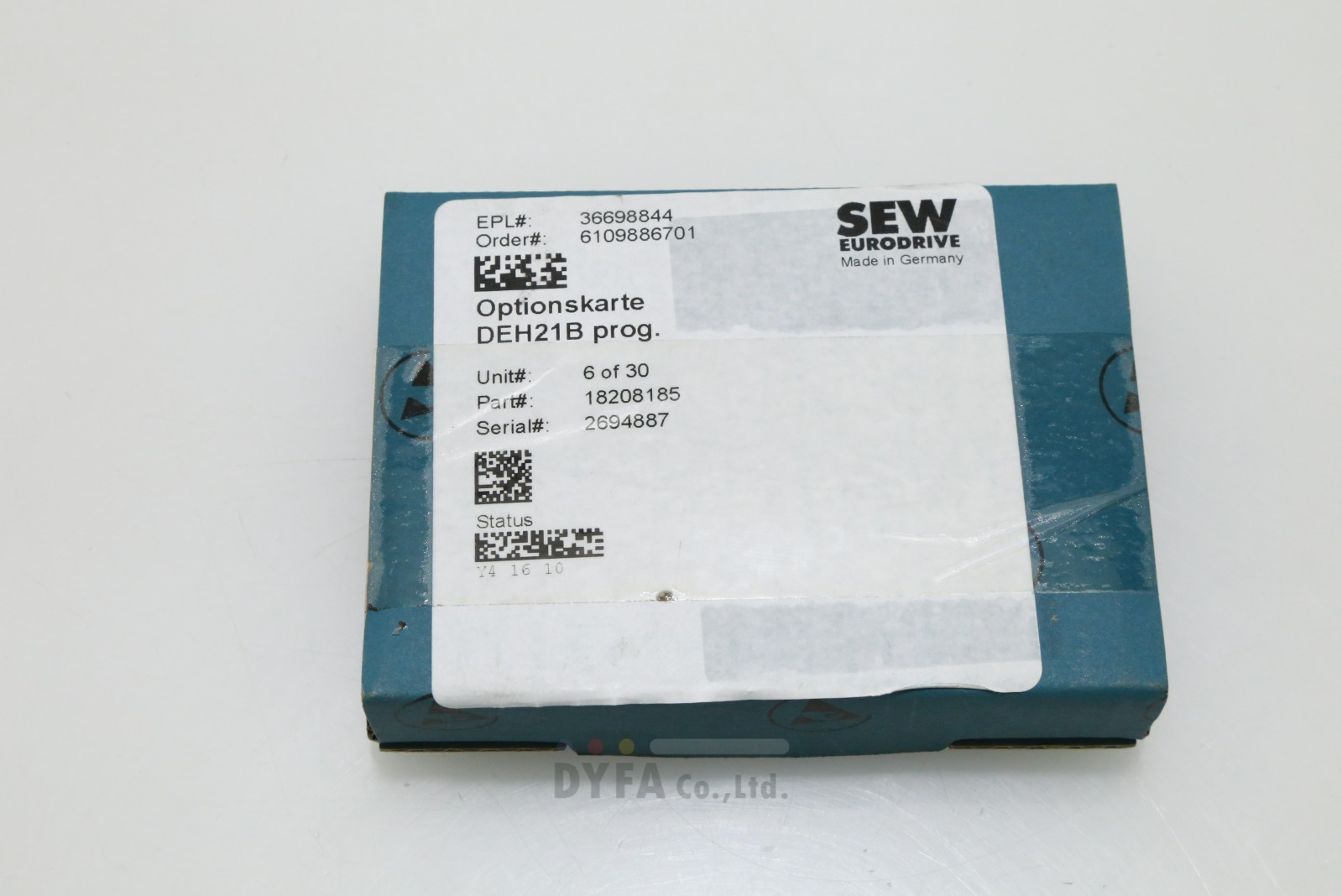 SEW EURODRIVE NIB DEH21B 18208185 Encoder Interface Card PCB-I-2968=9S22