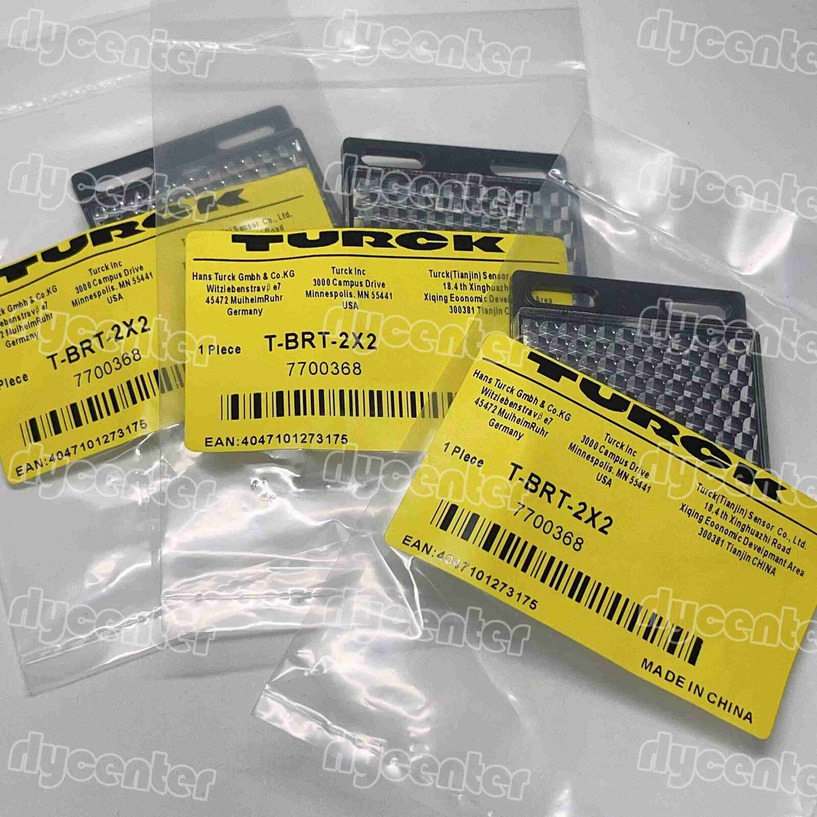 3 PCS NEW T-BRT-2X2 7700368 sensor reflector
