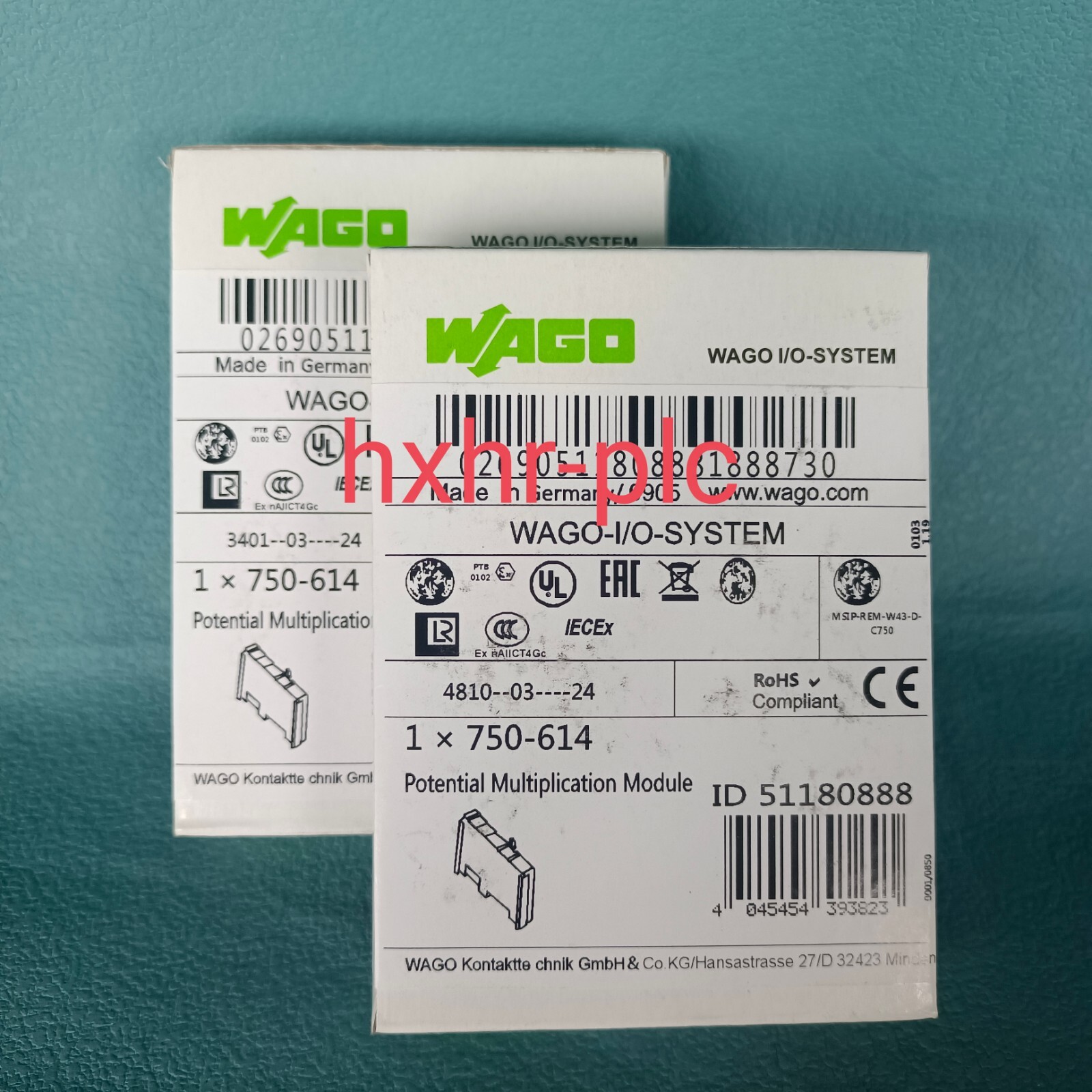 New In Box WAGO 750-614 Potential Multiplication Module 750614