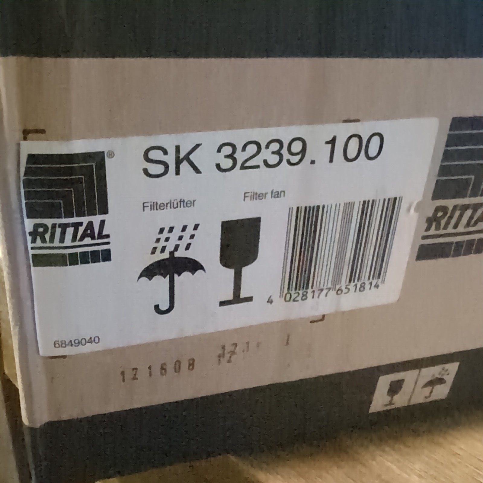 NEW 1PC RITTAL SK 3239.100 Filter Fan SK3239.100 NEW
