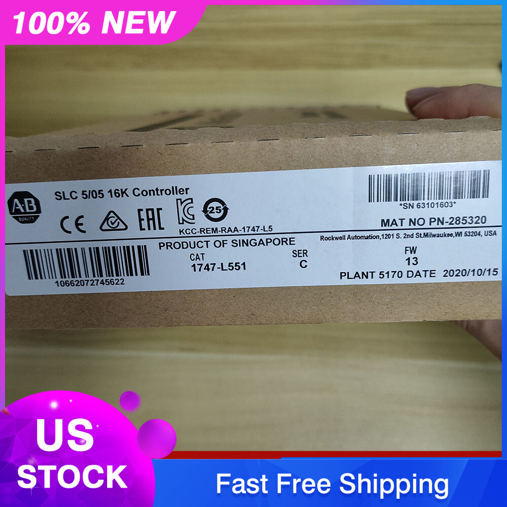 Allen-Bradley 1747-L551 SER C SLC 5/05 16K Controller Allen Bradley 1747L551 US
