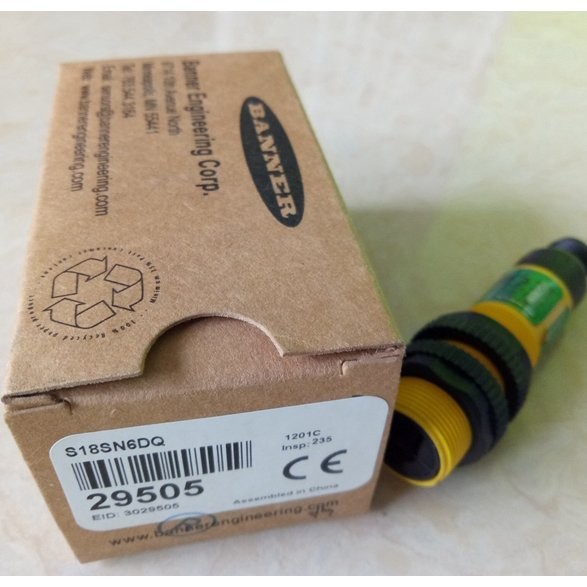 1pc New BANNER S18SN6DQ Photoelectric Switch Sensor spot stock #YP1
