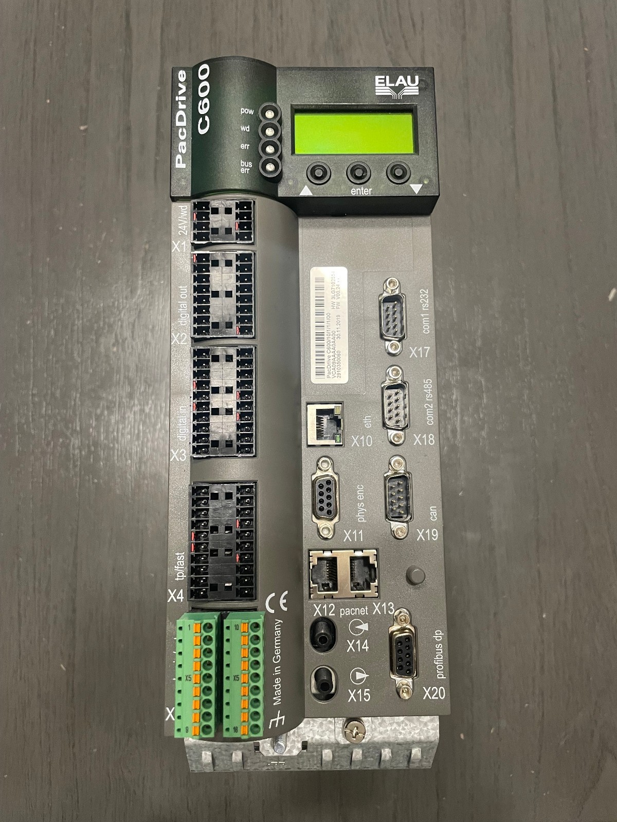 ***USA*** Schneider Electric C600/10/1/1/1/00 FW V00.24.XX Elau PacDrive C600