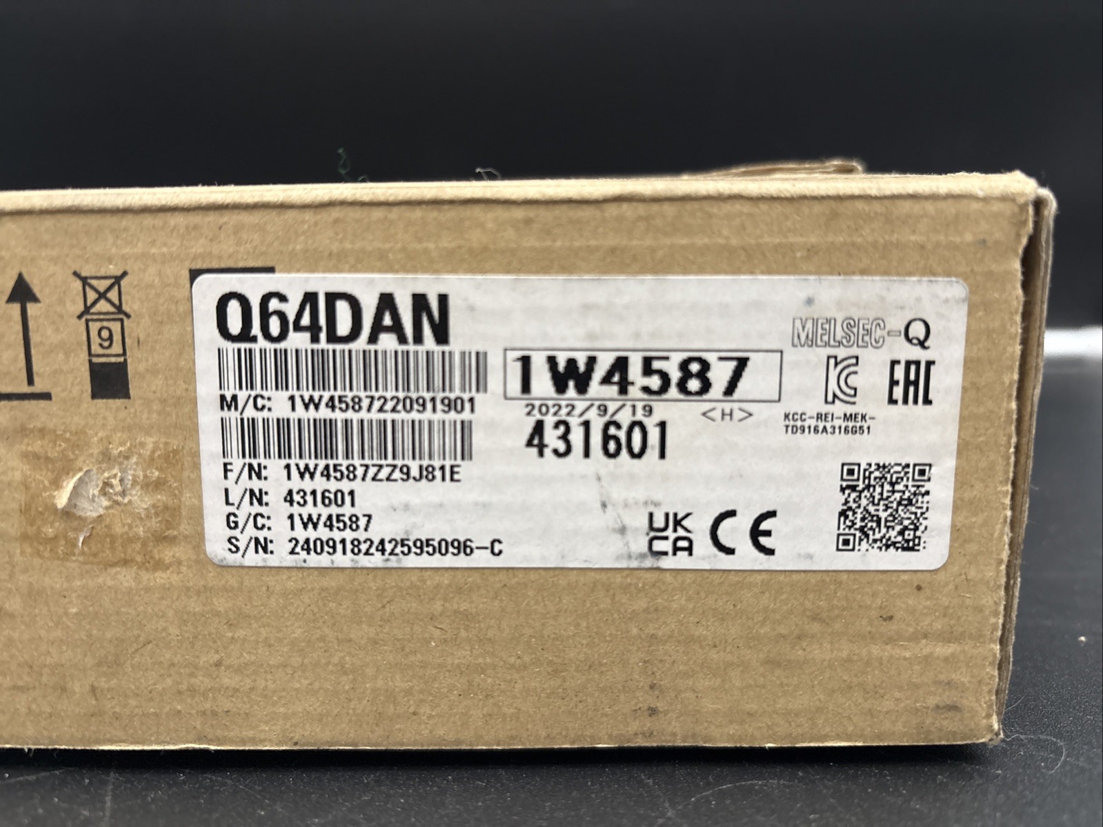 Mitsubishi Electric Q64DAN 1W4587 Analog I/O Module