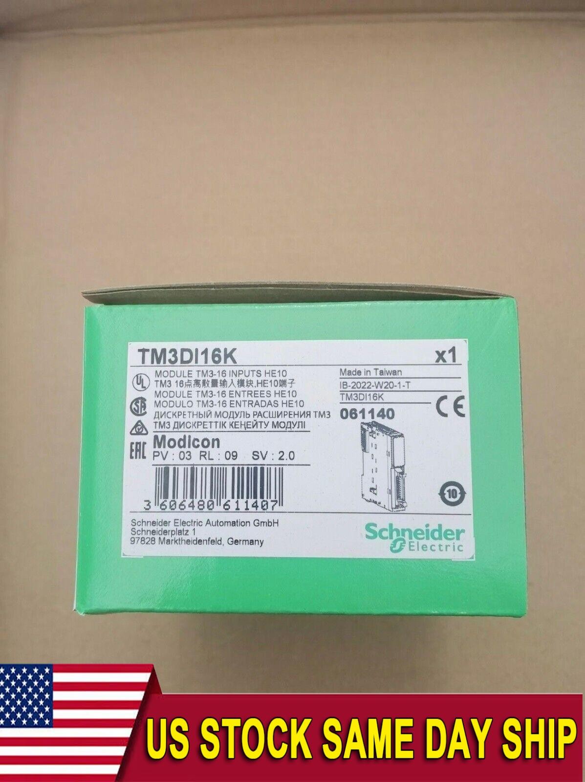 1PC NEW IN BOX TM3DI16K INPUT MODULE TM3DI16K FREE Fast SHIPPING US Free TAX