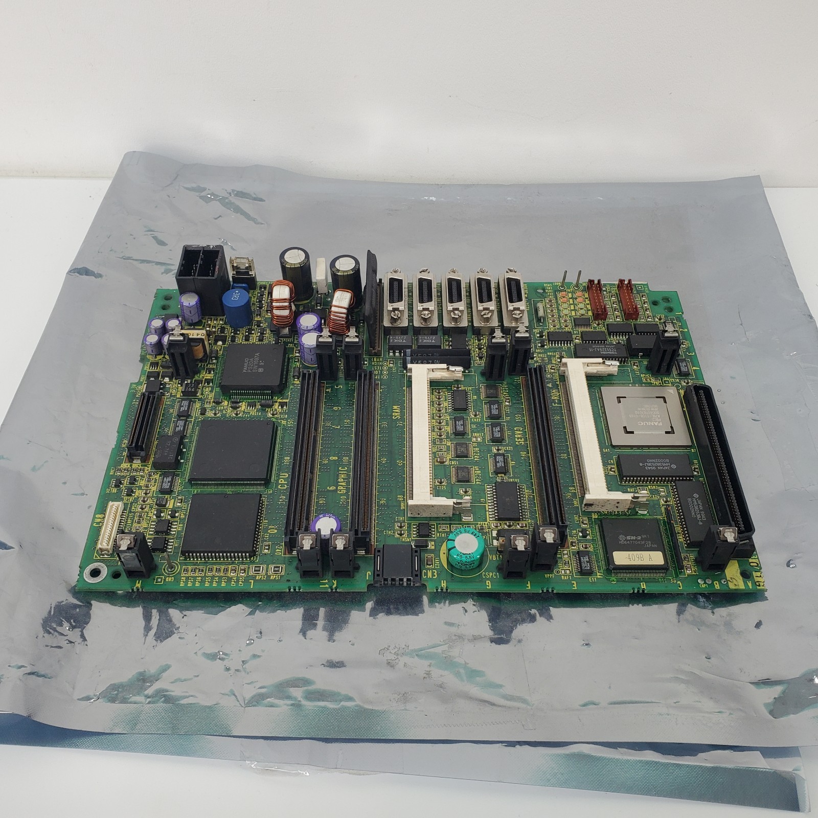 Fanuc Motherboard A20B-8100-0130/17G For Parts Or Repair
