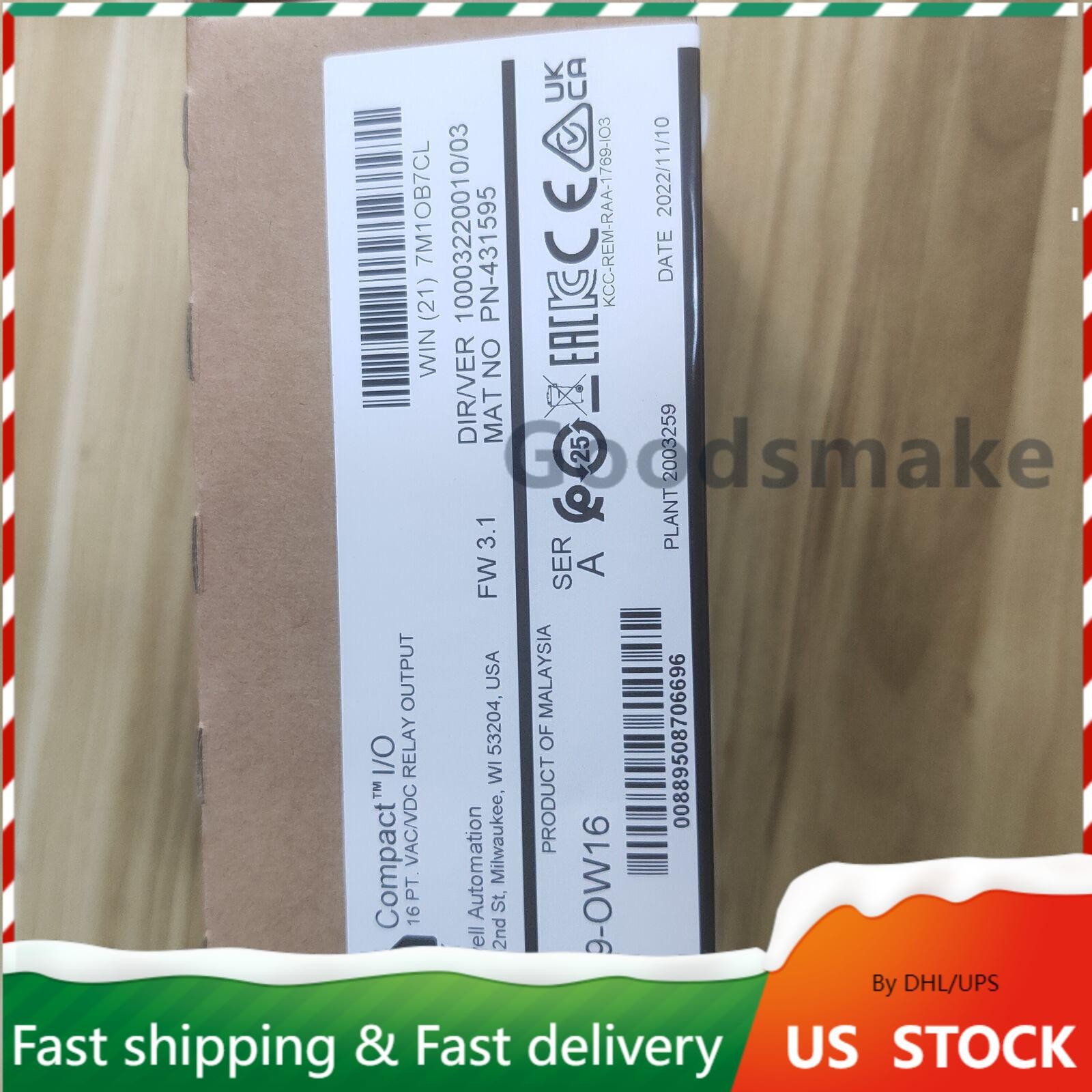New Sealed Allen-Bradley 1769-OW16 CompactLogix Relay Output Module US Free Tax！