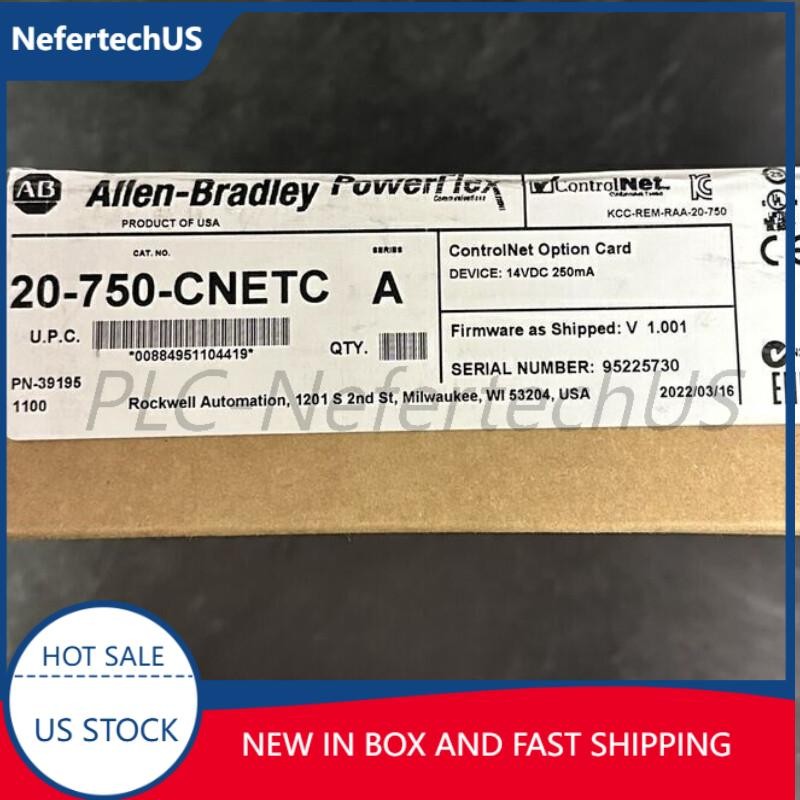 NEW Allen-Bradley 20-750-CNETC 14VDC F/W V1.001 NEW SEALED! US Free Tax