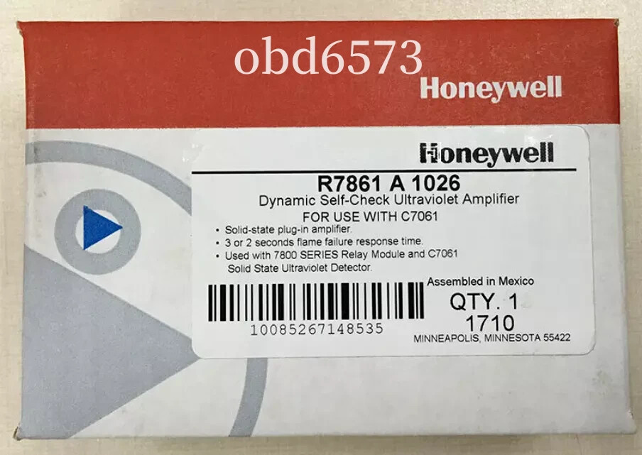 1 year warranty express NEW Honeywell R7861A1026 UV flame amplifier R7861 A 1026