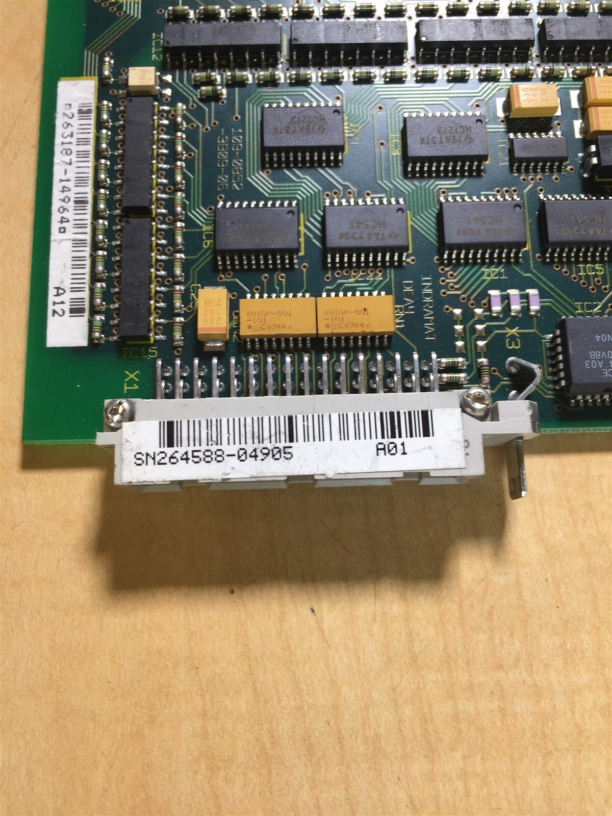 Indramat DEA 4.2 X17 Plug-In Interface I/O Module Digital Intelligent Drive U8
