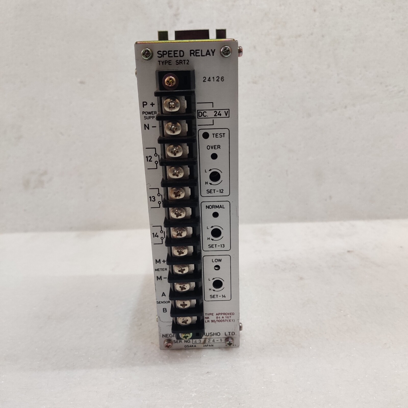 NEGISHI SEISAKUSHO LTD SRT2 SPEED RELAY NEW