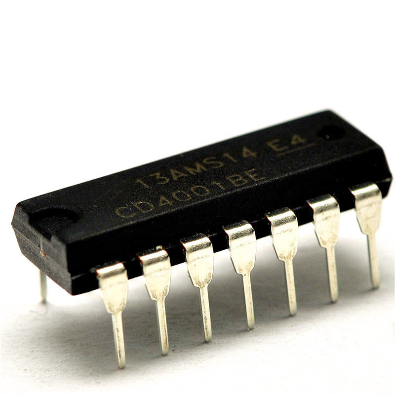 100 Pcs CD4001BE DIP CD4001 CMOS Quad 2-Input NOR Gate✦Kd